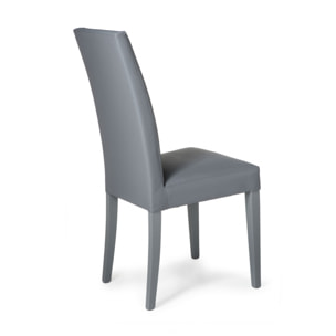 Tomasucci Lot de 2 Chaises JENNY GREY Gris