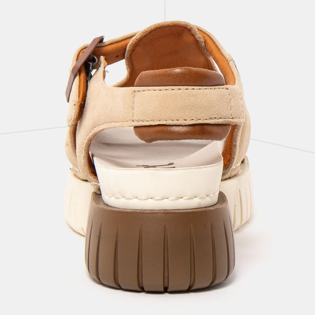 Sandalias 1882 NOBUCK CREAM-CARAMELO/ MADEIRA color Cream-caramelo