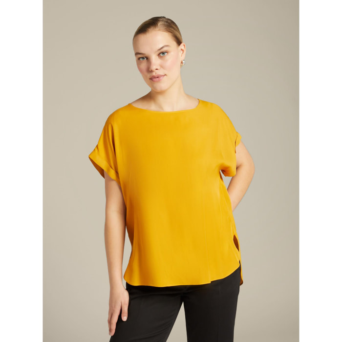 Elena Mirò - Blusa de color liso - Amarillo