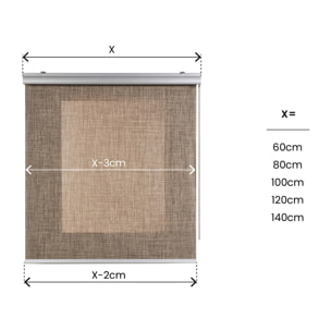 Store enrouleur SCREEN TOP Texture Marron