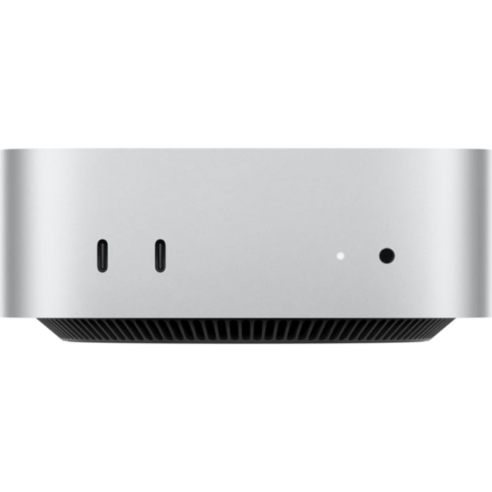 Ordinateur Apple MAC MINI Puce M4 CPU 10 / GPU 10 coeurs Mémoire RAM 16Go Stockage 512Go SSD Argent