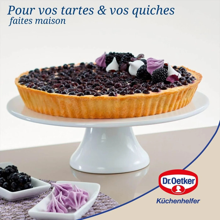 Moule à tarte quiche 28 cm en email Dr. Oetker Exclusive