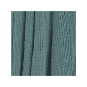 Plaid 180x220 cm en gaze de coton avec franges - GAIA