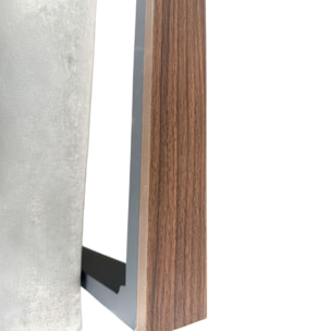 Ikigai - Set Salotto da Giardino Divano 3 Posti 2 Poltrone e Tavolino con Cuscini in Alluminio e Legno Plywood