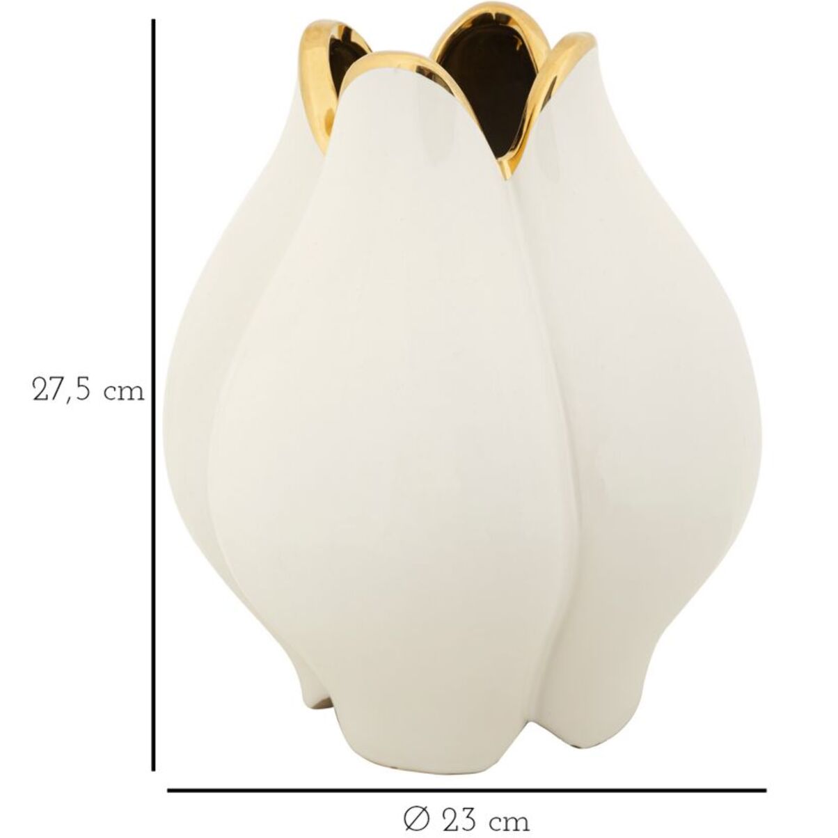 VASO CERAMICA POTTER CM Ø 23X27,5