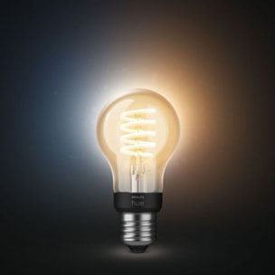 Ampoule LED connectée PHILIPS HUE E27 White Ambiance Filament