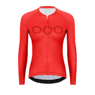 Maglia a maniche lunghe da donna ECOON Tourmalet in rosso