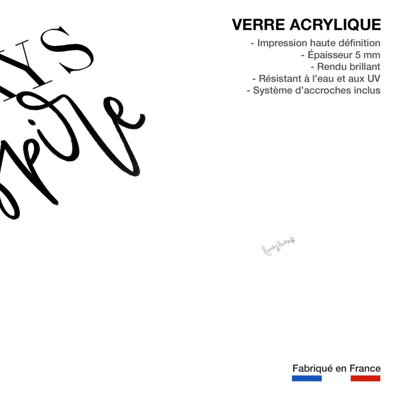 Tableau always inspire Tableau plexiglas