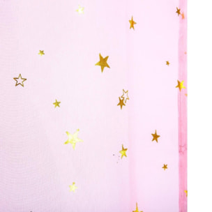 Cortina estrellas rosa 140x250cm