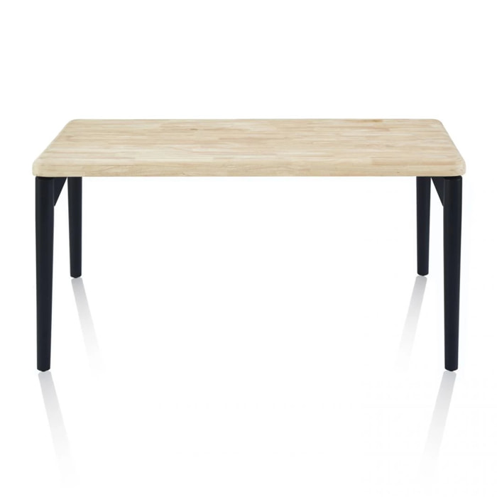 Mesa de comedor Padma 140 Negro - Roble