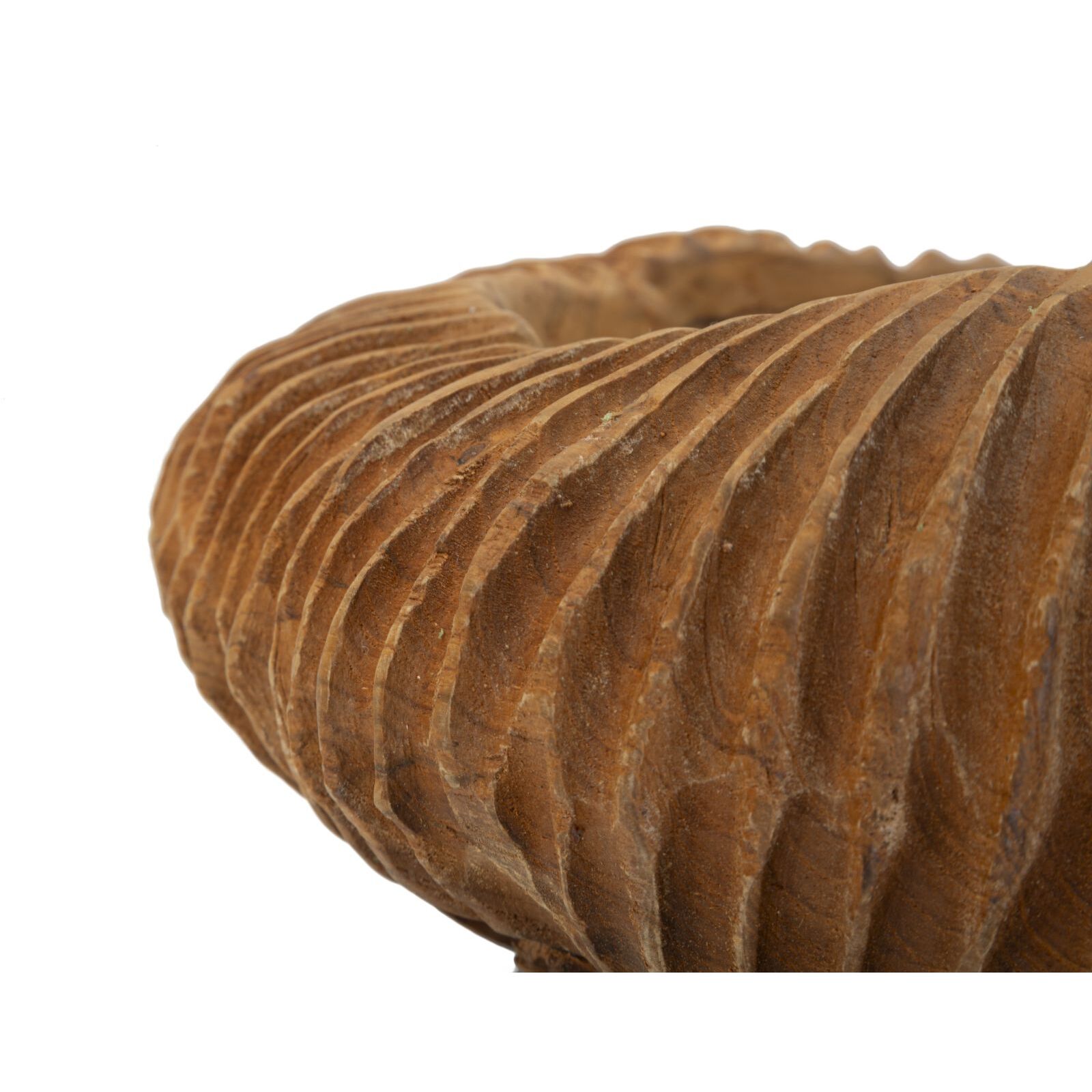 S/TASCHE GARIT IN TEAK RICICLATO CM Ø 32X11 (PEZZI UNICI - NON RIP. IN SERIE)