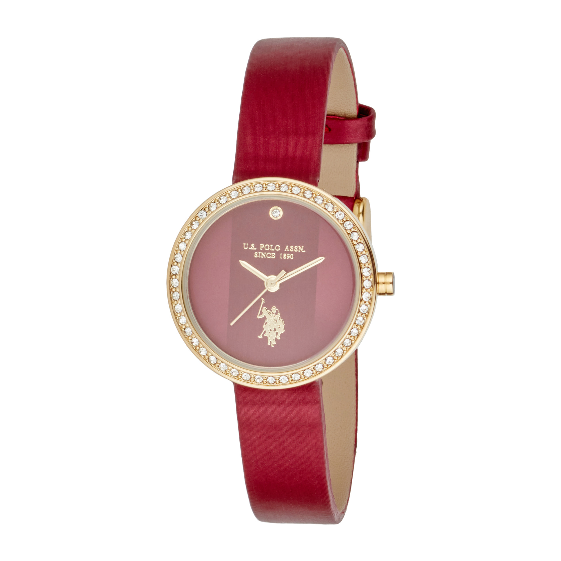 Orologio U.S. Polo Assn. con cinturino in raso