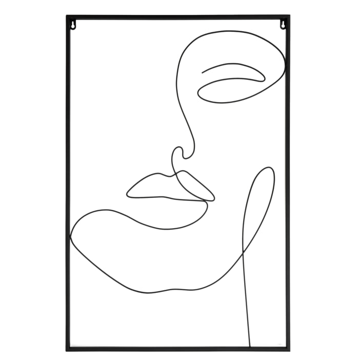 Tableau Filaire Visage 60x90cm