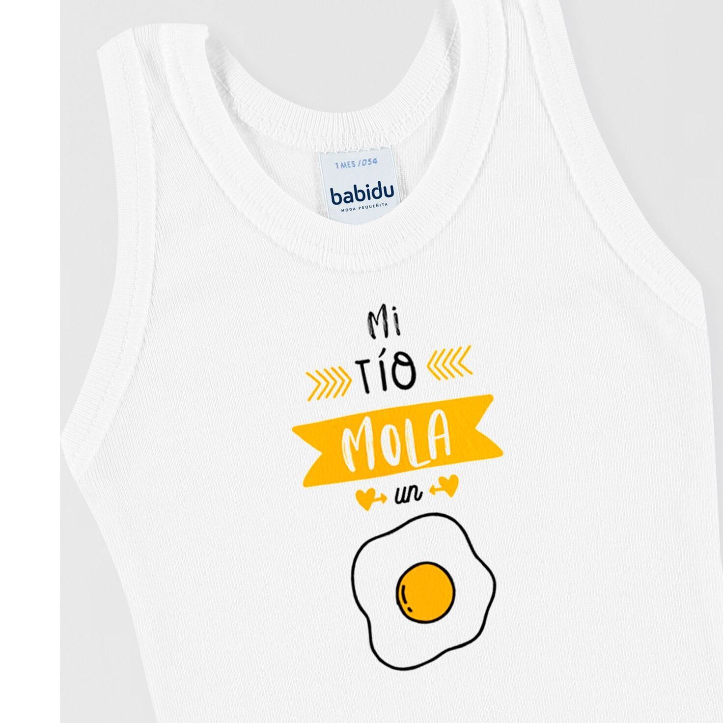 Body bebé tirantes personalizado frases