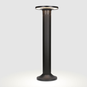 Forlight Baliza Ip44 Yika Led 6,3W 3000K Negro 677Lm