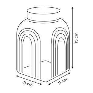 Bocal verre Arche 1L