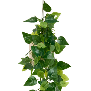 Plante artificielle suspendue Pool pot céramique beige