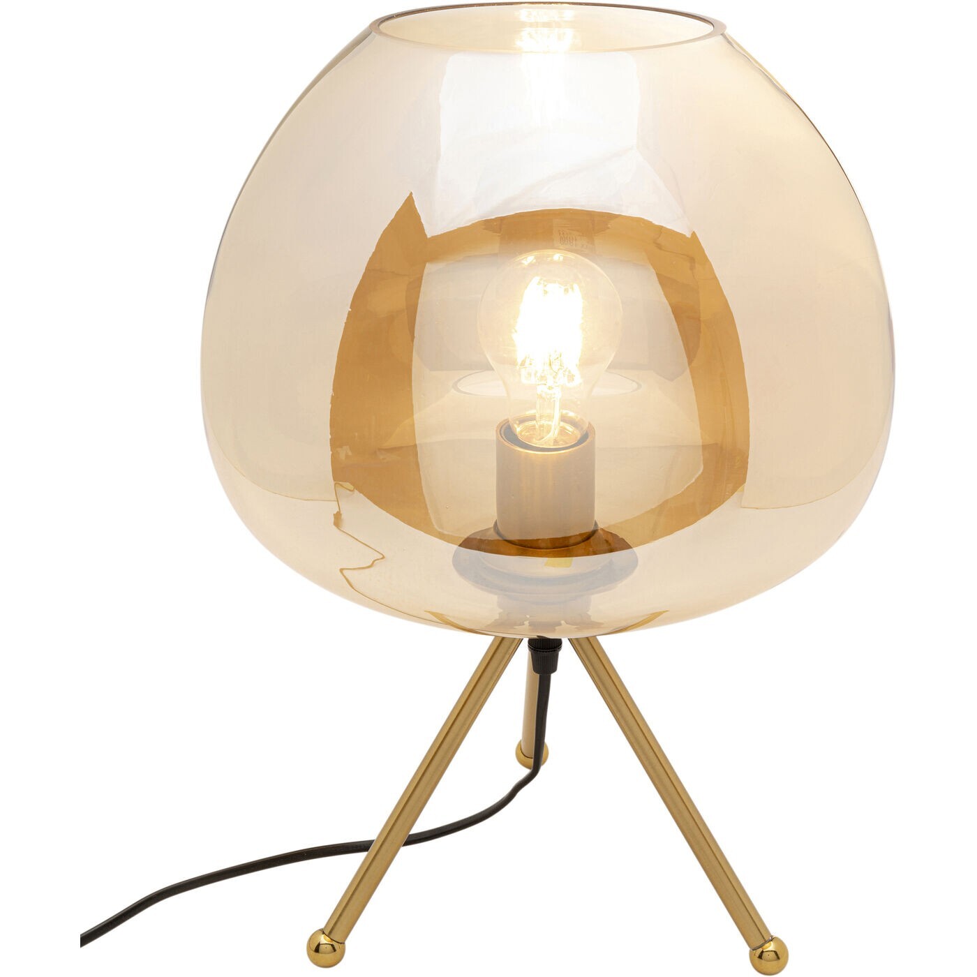 Lampe Sphere ambrée Kare Design