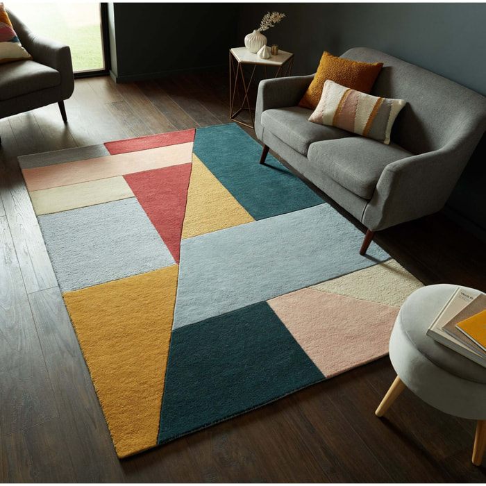 Tapis en laine ALWYN Multicolore