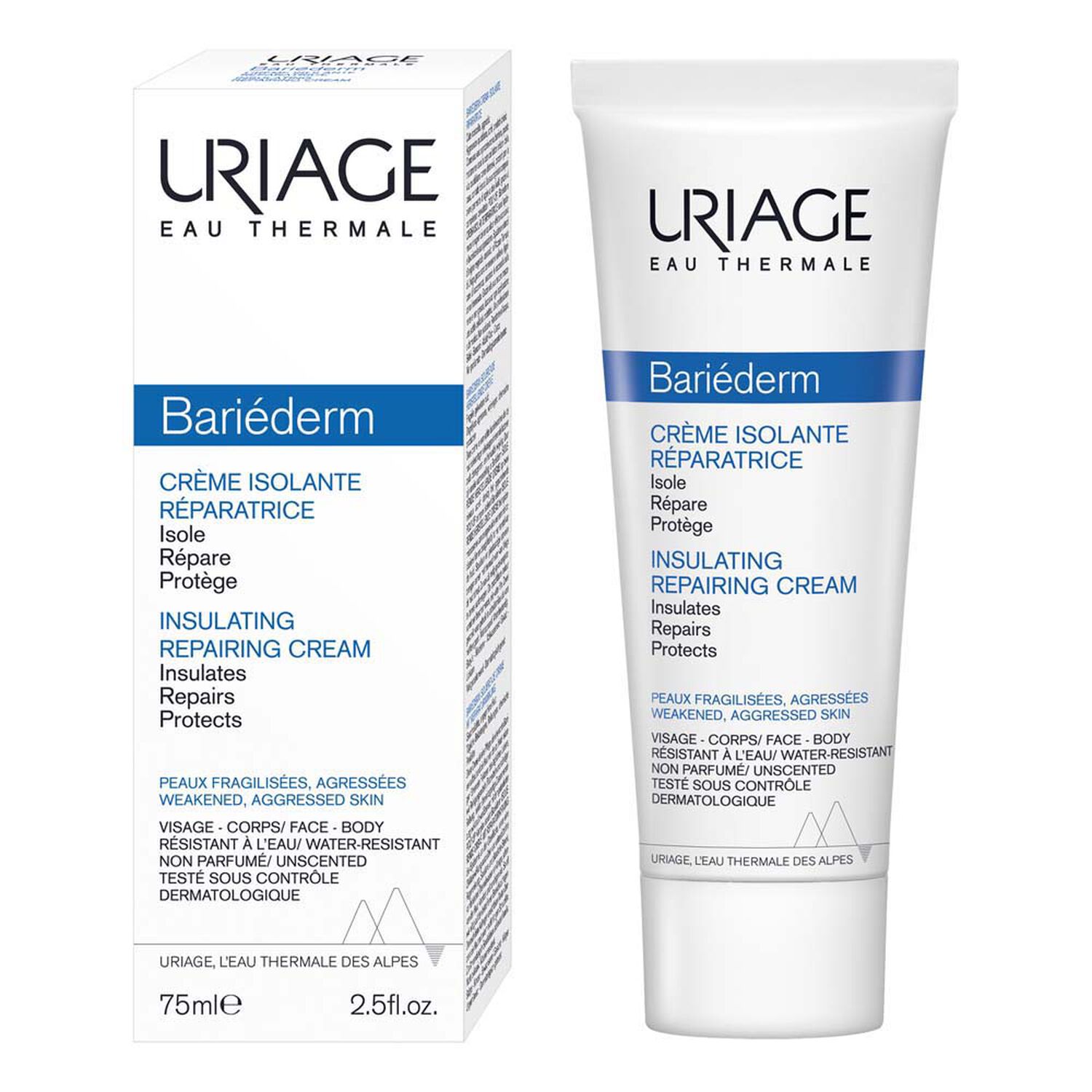 Bariéderm - Crème Isolante Réparatrice - Visage, Corps & Mains 75 ml