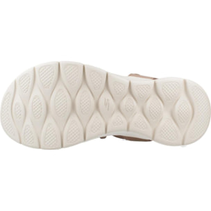 Sandalias Mujer Go Walk Flex Marron