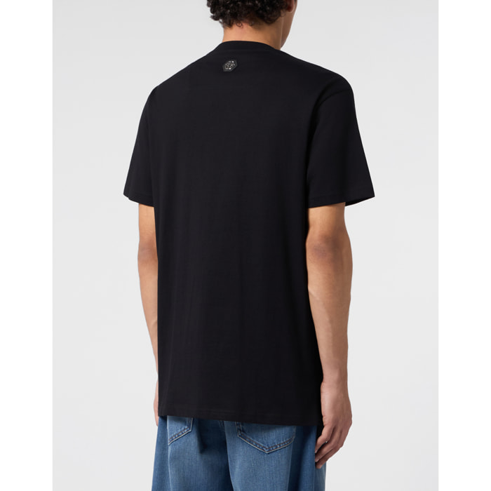 PHILIPP PLEIN Camiseta de cuello redondo y manga corta SKULL