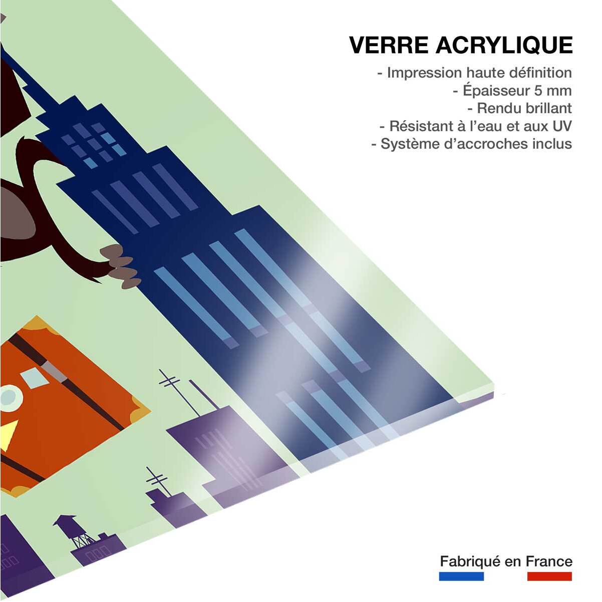 Tableau king- kong Tableau plexiglas