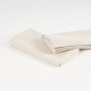 Lot de 2 Serviettes jacquard fil d'or R17948 45x45 cm