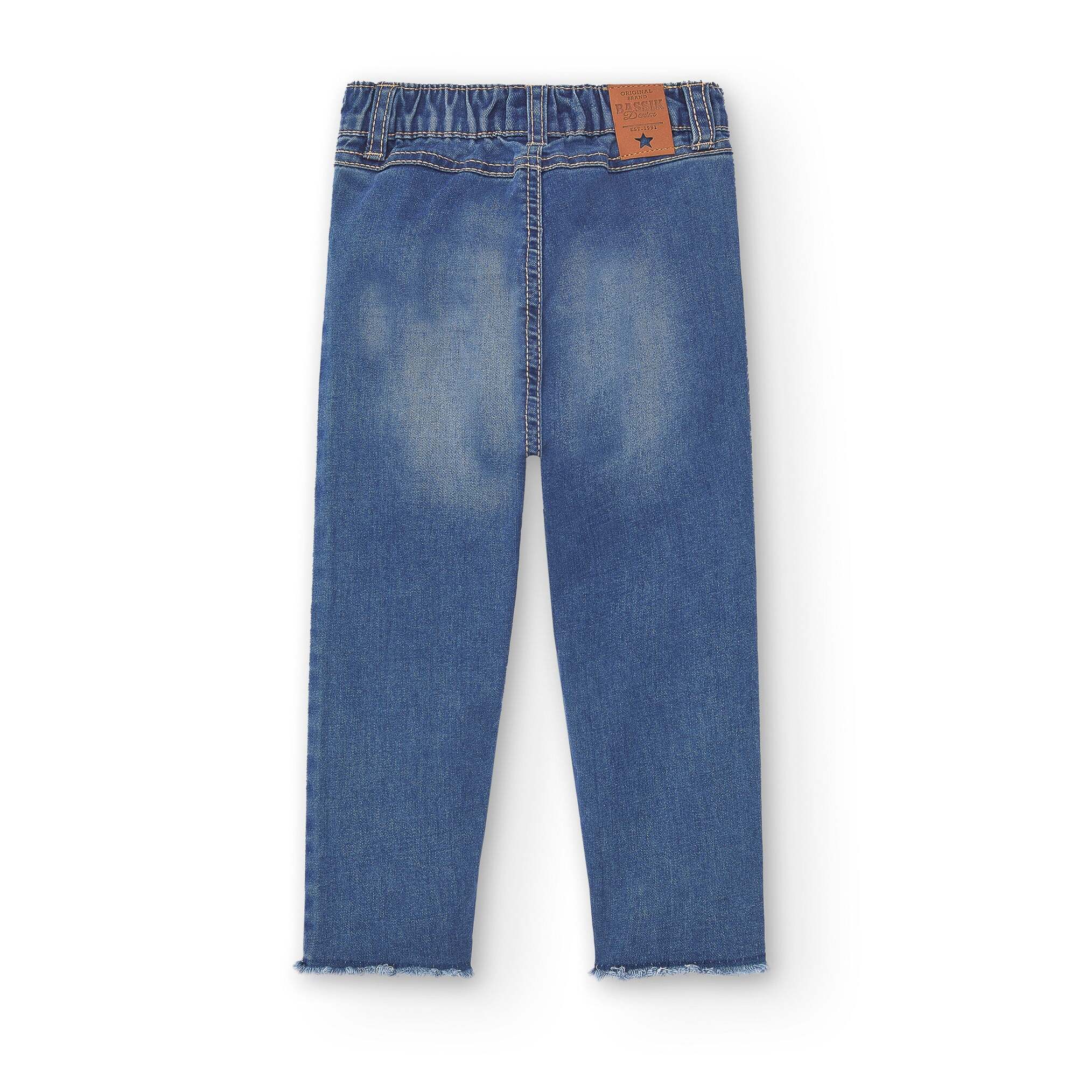 Pantaloni In Denim Da Bambina