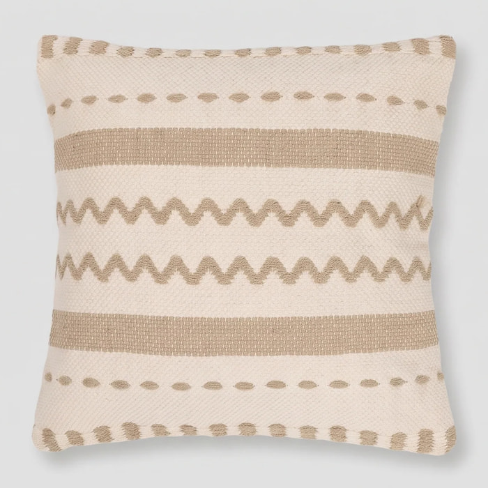 Cojín cuadrante algodón Leito 45x45 - funda + relleno