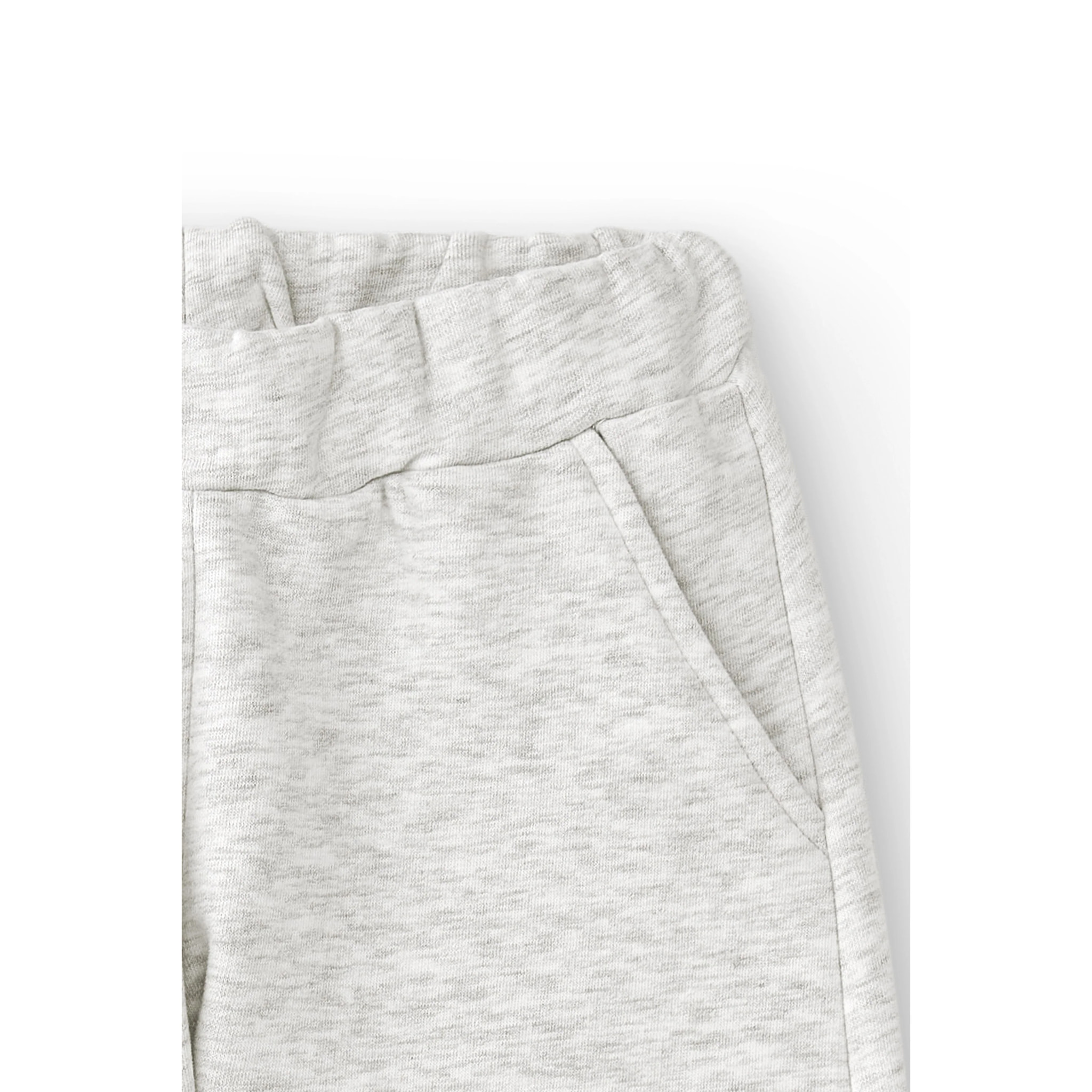 Pantaloni Da Bambina In Pile Grigio Chg