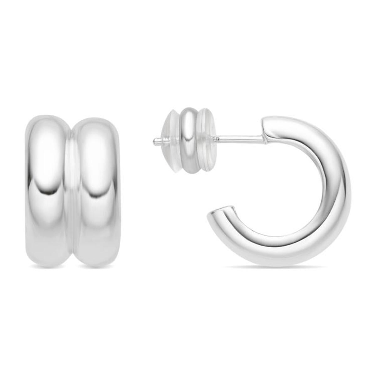 Pendientes acabado plata