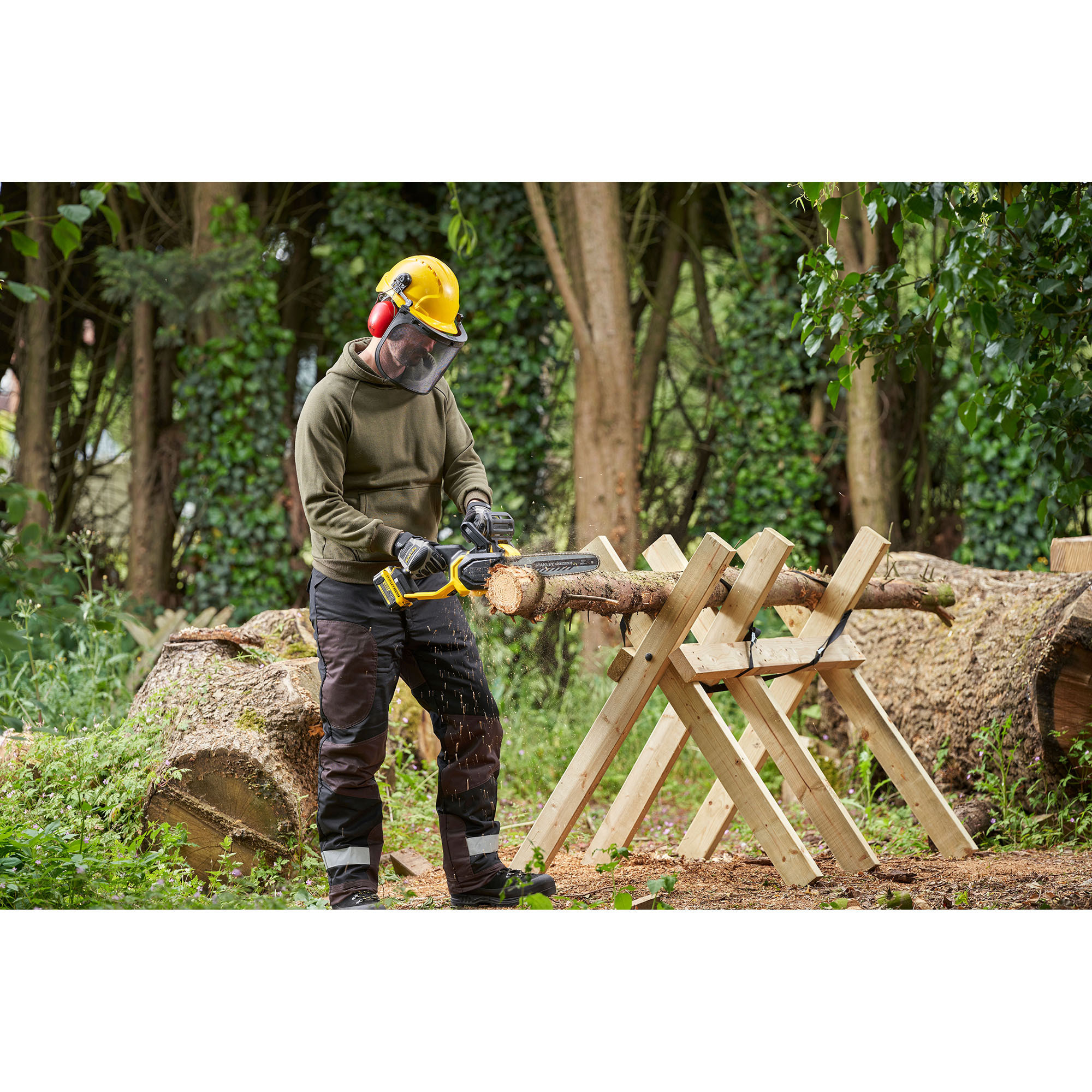 Tronçonneuse 30cm 18V Stanley FatMax V20 - sans batterie