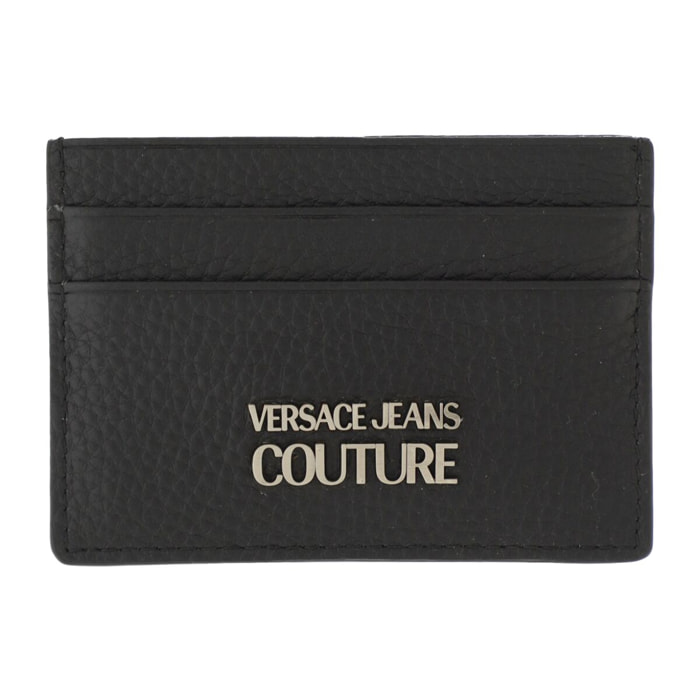 Versace Jeans Couture Porta carte in pelle con logo Versace Jeans Couture.