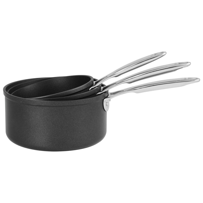 Série de 3 casseroles aluminium Castel'Pro
