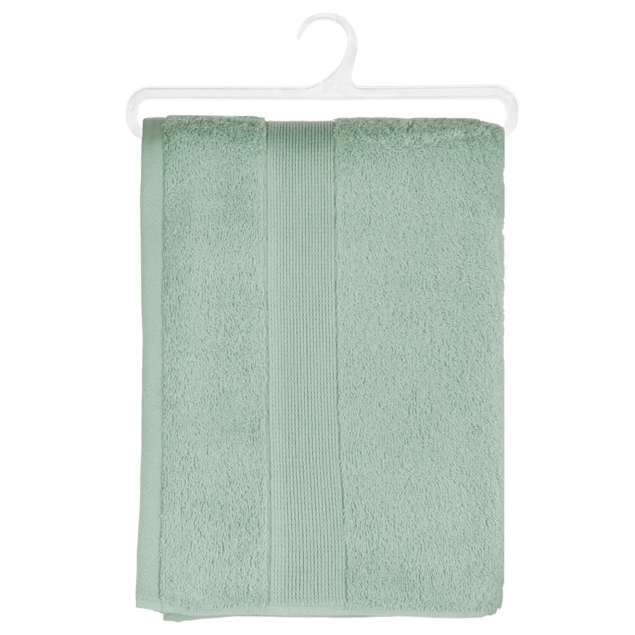 Drap de douche "Essentiel" coton vert 70x130cm