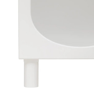 Etagère 4 compartiments "Tara" blanc 76x70x32cm