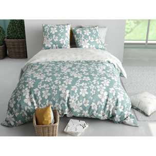 Parure Housse De Couette 3pcs 100% Coton 57 Fils PIA