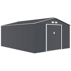 Abri de jardin métal "Vegas"- 15 m² - Gris