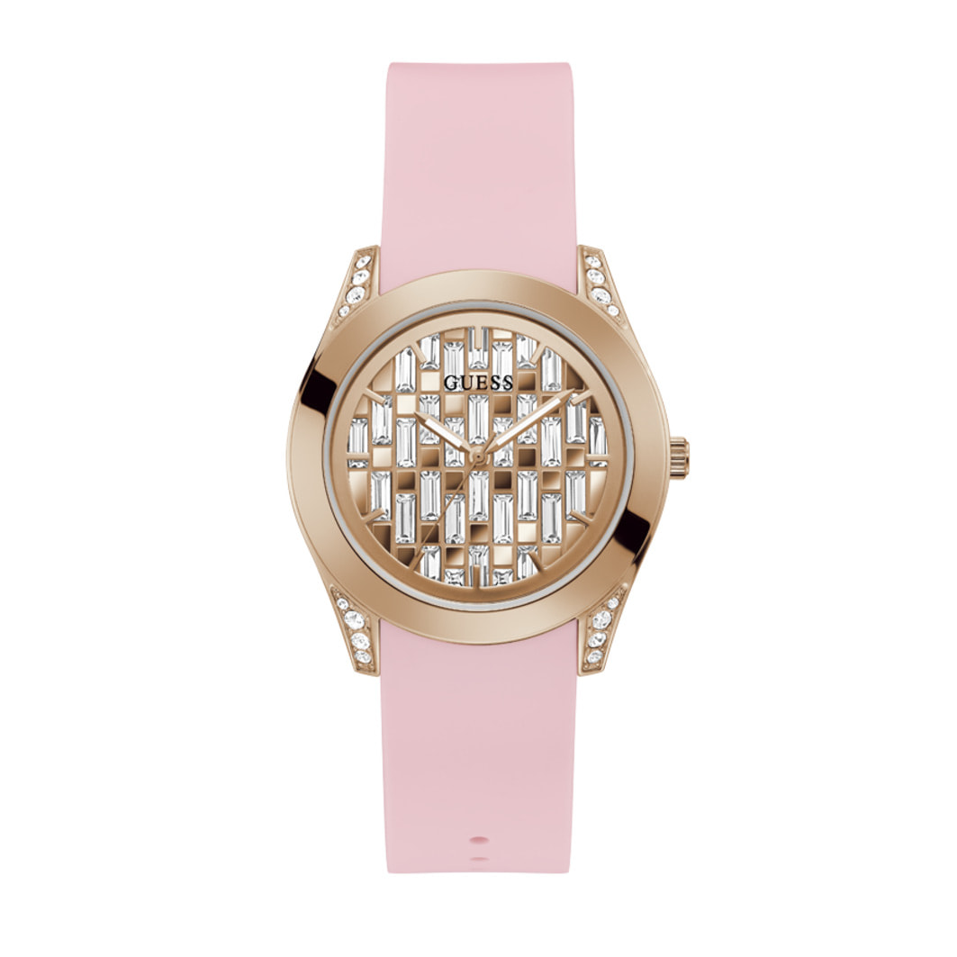 Reloj Guess GW0109L2 Mujer Analogico Cuarzo con Correa de Silicona