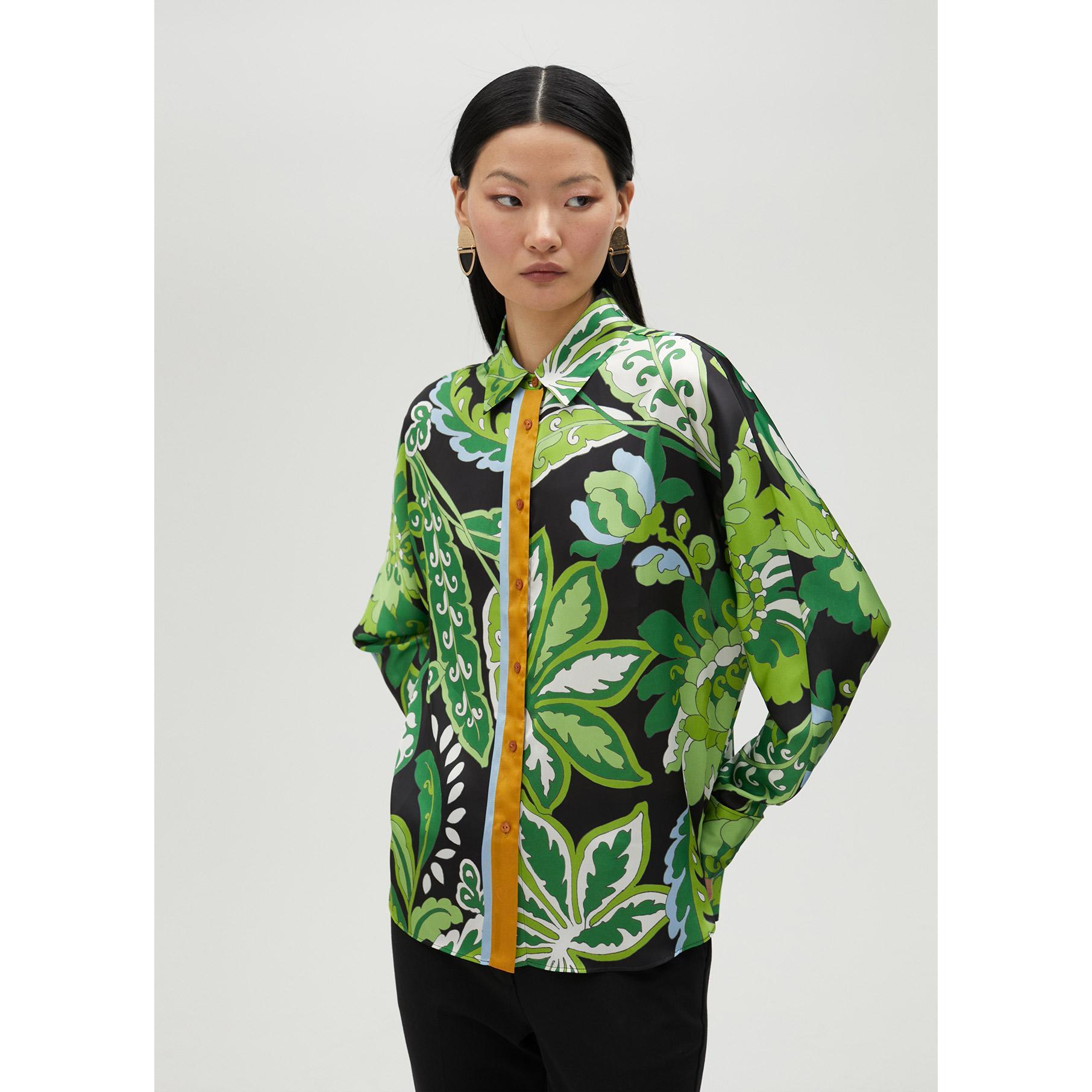 Camicia con stampa paisley