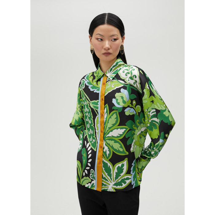 Camicia con stampa paisley