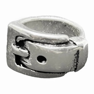 Anillo Hebilla plata chapado T16