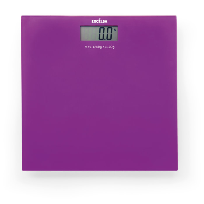 Pèse-personne digital Excelsa- Spa, Verre Violet