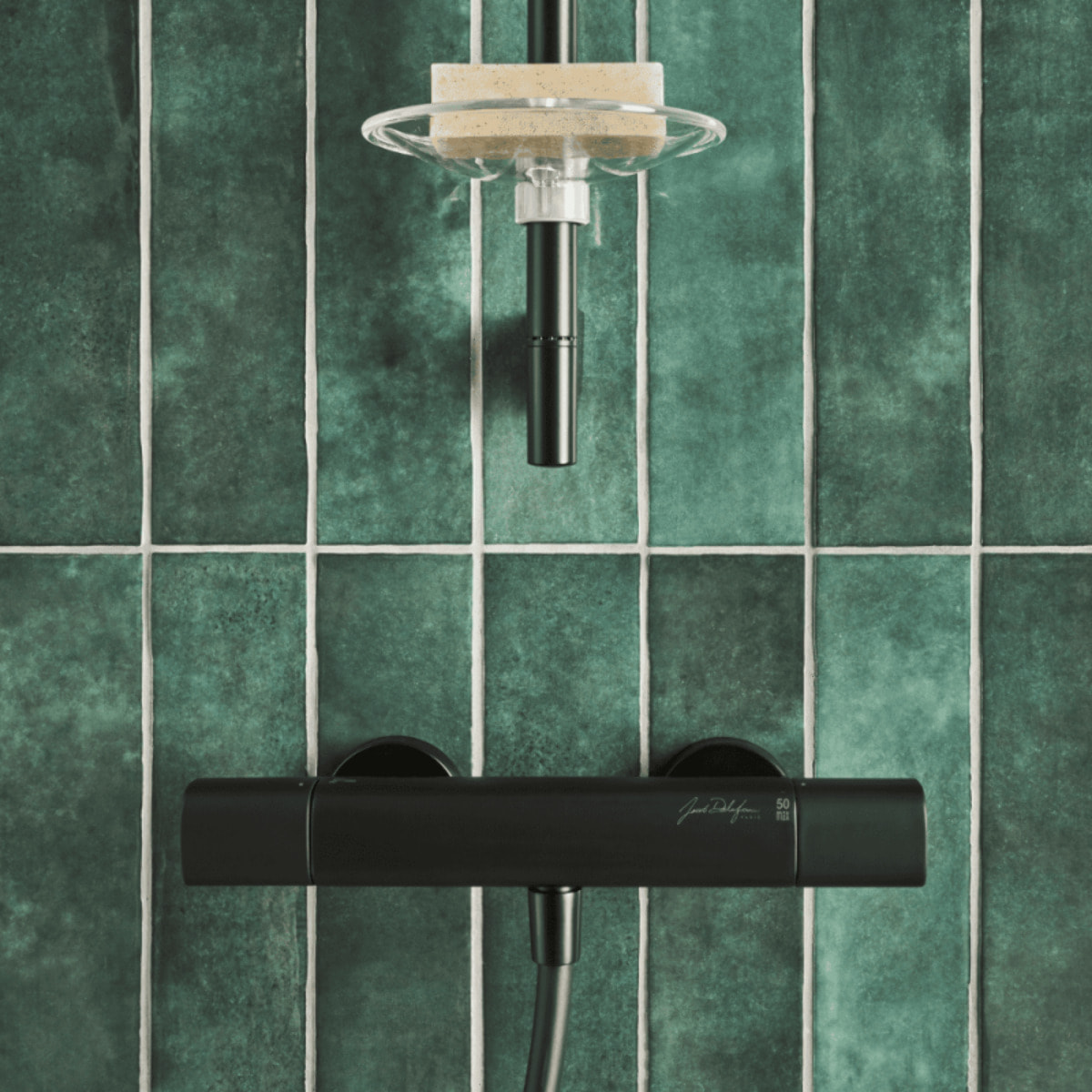 Mitigeur douche thermostatique July+ noir mat