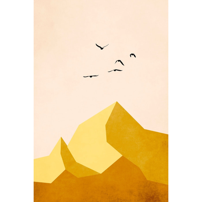 Tableau graphique Zugspitze Montagne Tableau alu Dibond