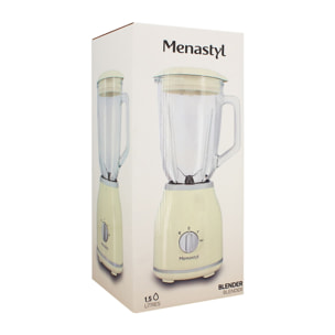 Blender 1,5L crème  RETRO