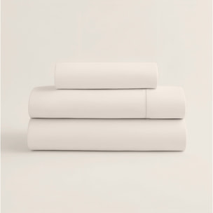 Juego de Sábanas Lisas - 100% Microfibra - Incluye 1 o 2 Fundas de Almohada + 1 Sábana Bajera - Piedra