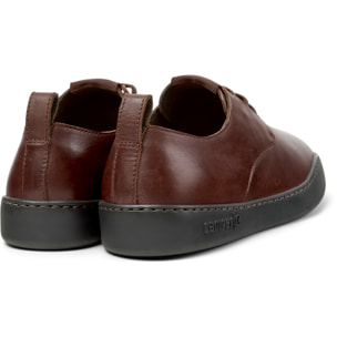 Scarpe stringate - CAMPER Peu Touring - Marrone - Pelle liscia