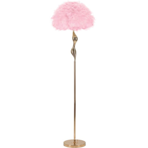 LAMPADA DA TERRA SLIM ROSA CM Ø 50X165